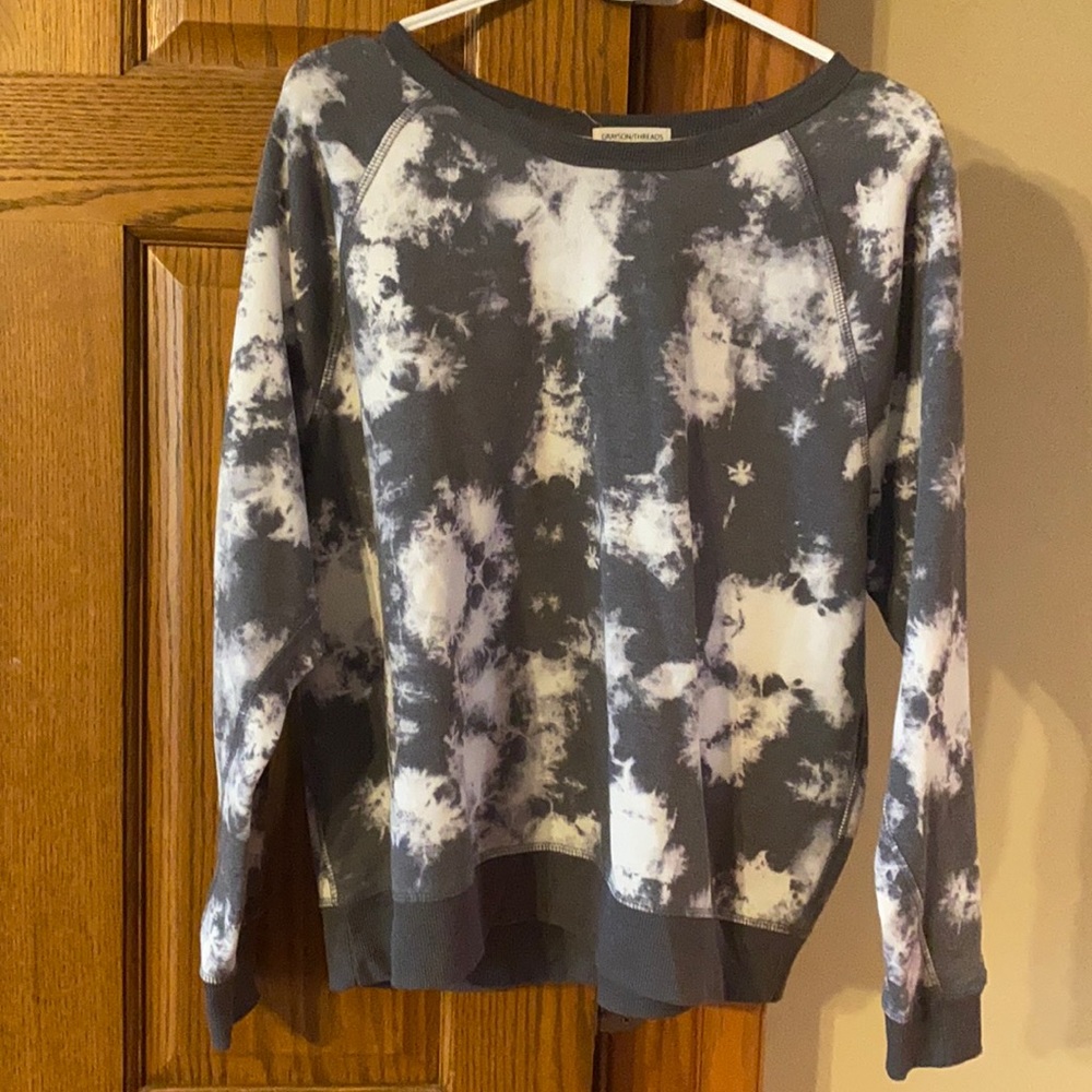 Marble Soft Lined Crew Neck